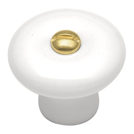 Hickory Hardware Knob 1-1/4 Inch Diameter P7-W